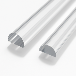 Quartz - Half Glass Rods